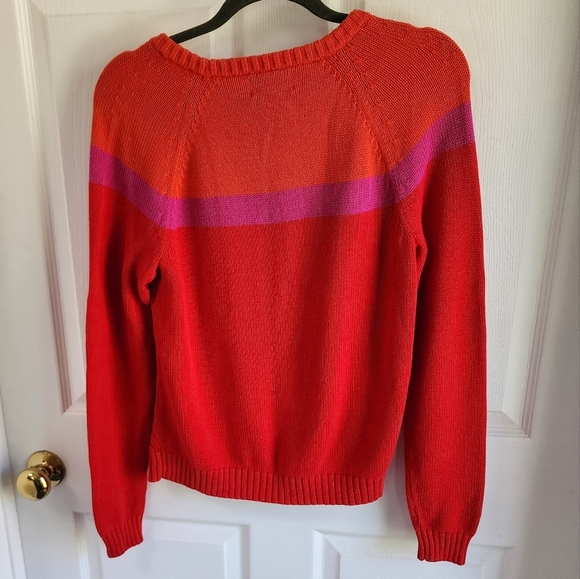 Lands’ End The Drifter Crew Neck Knit Sweater Sz Med Petite - Picture 2 of 8